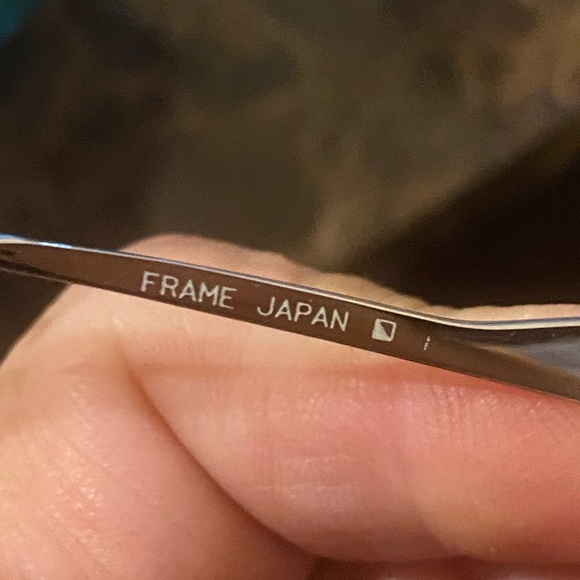 Vintage Tura eyeglasses frames Japan 52[]18 135 gold tone rust color tortoise main image 12